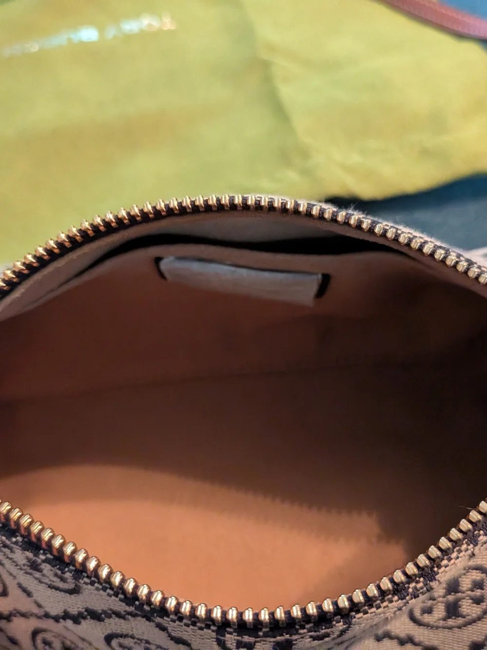 Tory Burch Monogram Shoulder Barrel Bag